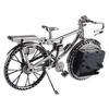 Cool Novelty Creative Model Bedroom Desk Decoration Home Glamorous Alarm Clock Bicycle Quartz Gift