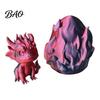 Collectible Dragon Figure Egg with Mini Toy, 3D Printed Miniature Desk Accessory Figurine, Desktop Decoration for Home Office