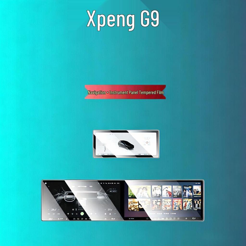 Совместимая закаленная пленка для экранов центральной консоли Xiaopeng GX/P7+/P7/X9/G9/G7/G6/M03
