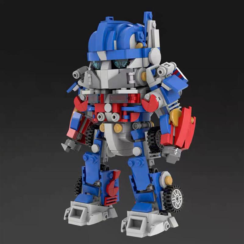 Строительные блоки, совместимые с Sd Optimus Prime, Пазл-конструктор, Игрушка-конструктор, Трансформирующаяся игрушка-меха, Интеллект для детей