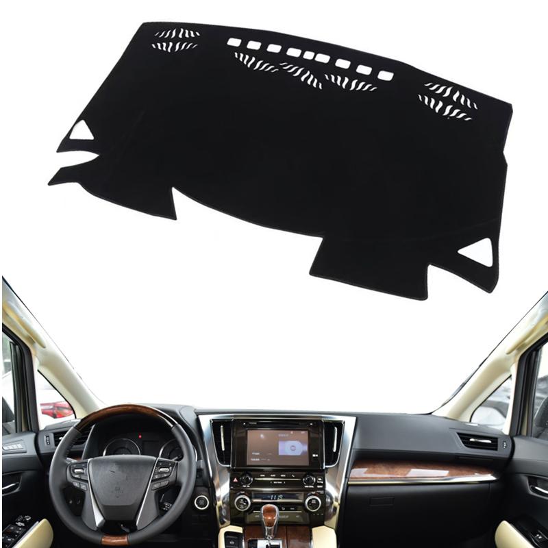 Для Toyota Alphard Vellfire 30 AH30 2015- Коврик на панель приборов Защитный коврик от солнца на приборную панель Коврик-подкладка Защита панели приборов Коврики Аксессуары для автомобиля