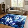 HD Anime Gawr Gura Hololive Cartoon Cute Girl Living Room Non-Slip Area Rug Carpet For Bedroom Playroom Sofa,Home Decor Doormat