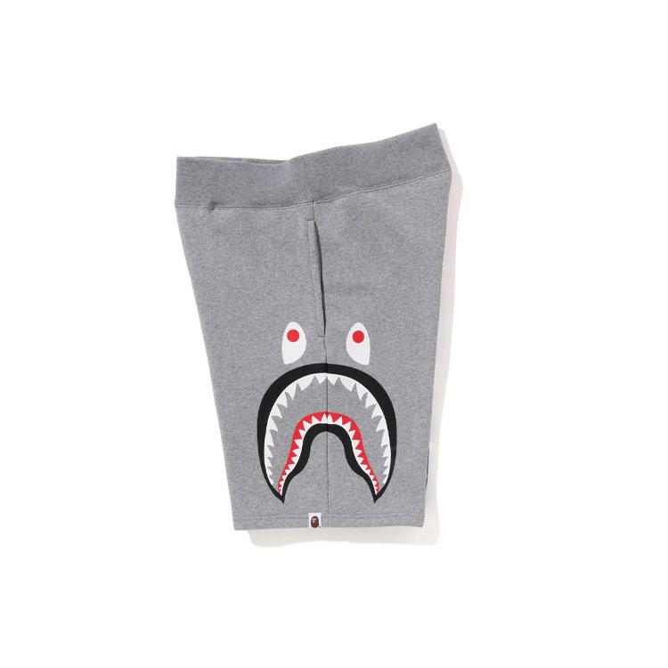 Bape Abc Camo Шорты-свитшот с боковым принтом Shark 1J30-153-016