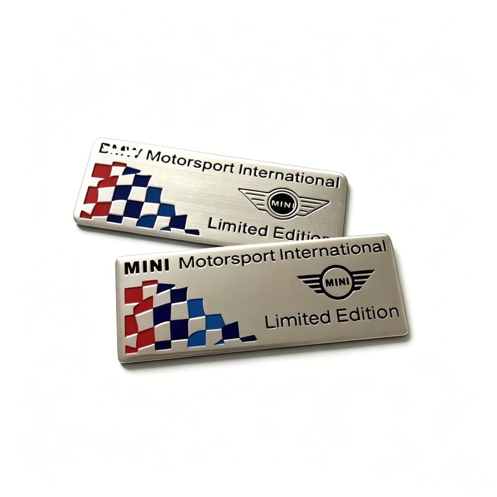 mini cooper cooper r56 fridge Cooper JCW R55 F56 R57 R58 R59 R60 R61 3D Aluminum Car Badge Emblem Sticker