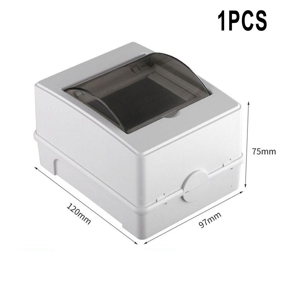 Прозрачная серая крышка распределительной коробки 12*9,7*7,5 см безопасность