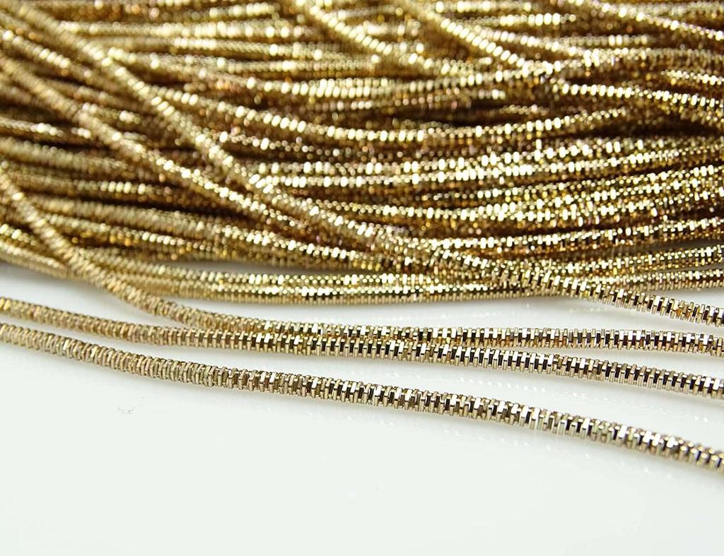 IBA Indianbeautifulart Metallic Blue Bullion Rough Purl Декоративная нить для ручной вышивки By 100