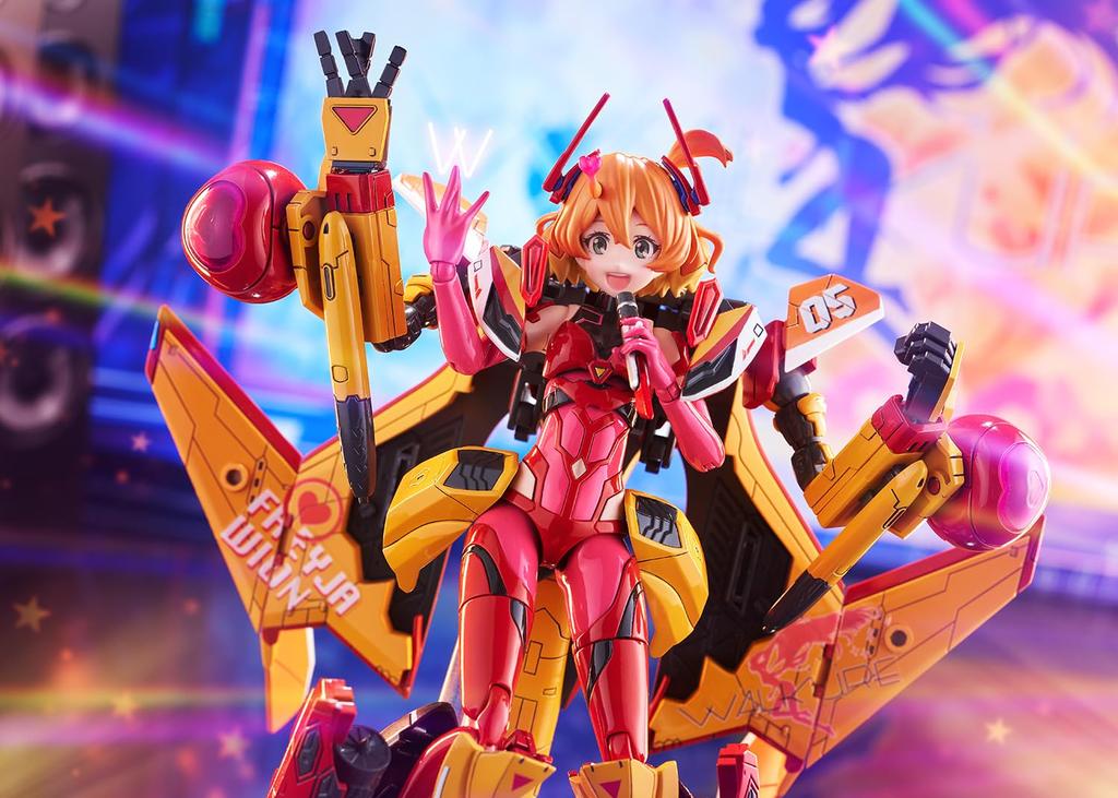 Aoshima Bunka Kyozai VFG Macross Delta Siegfried Freya Vion Height 143mm Plastic Model VF-31J Approx. Color-coded MC-14