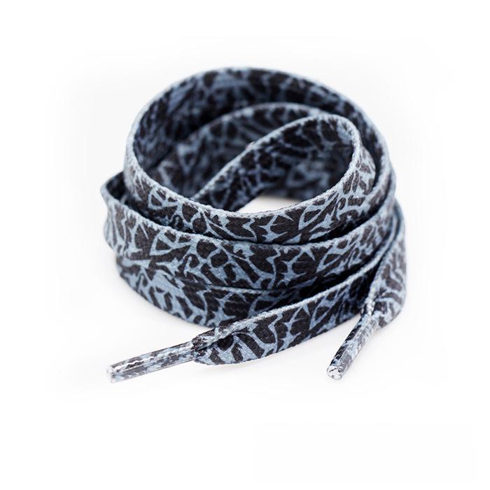 8 мм радужные градиентные цветные шнурки для белой плоской обуви, персонализированная печать