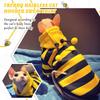 QBLEEV Sphynx Cat Clothes Honeybee, Cat Costumes for Cats Only, Hairless Cat Sweaters Warm Kitten Pullover Shirt, Cat's Pajamas Jumpsuit Apparel, Cat