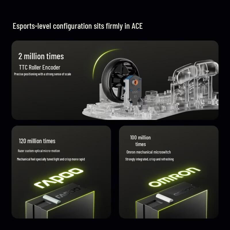 Rapoo VT3s 2nd Gen Dual 8K Wireless Gaming Mouse