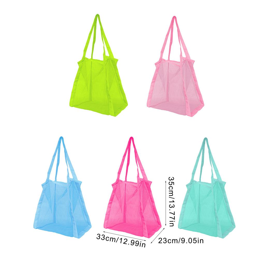 Сумка-органайзер для игрушек с песком. Дышащая сетчатая сумка для семейных вылазок. Идеально подходит для поездок на пляж, вечеринок у бассейна и пикников.