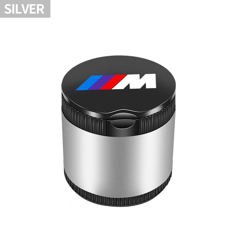BAIP6 1pcs Car Portable Car Ashtray LED Light Version Car Interior Accessories For BMW Performance F25 F26 F15 F16 E90 E91 E92 E60 E84