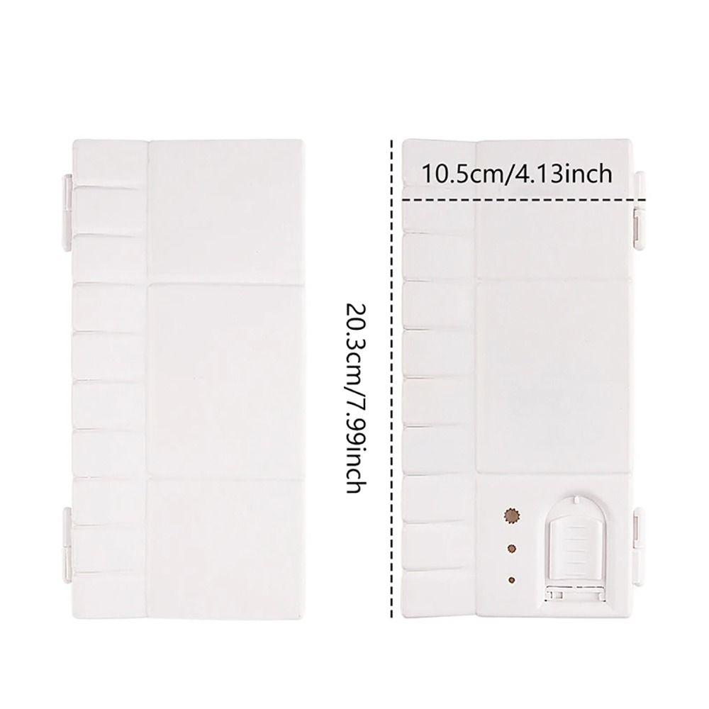 1 шт. Складной лоток для акварельной краски 25 ячеек Коробка для пигментов Новая палитра для нейл-арта Инструмент для нейл-арта