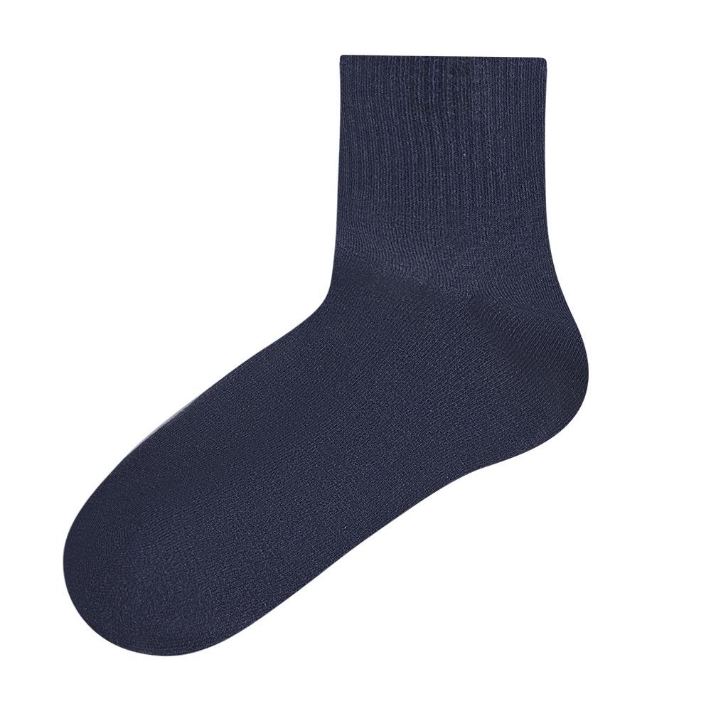 5 пар мужских весенних и осенних спортивных антибактериальных носков до середины голени из чистого хлопка