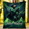 Custom Name Valorant Theme Printed Blanket - Perfect for Couch, Bed, Travel & Outdoor Use | Machine Washable, Cozy & Durable.