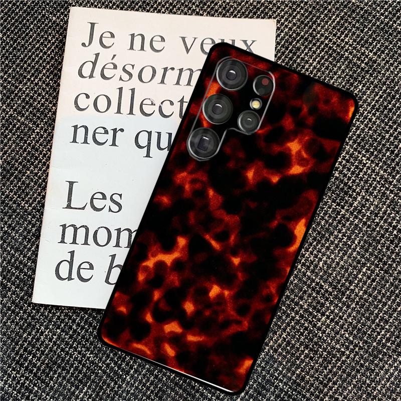 Чехол с узором «Черепаховый панцирь» для Samsung Galaxy S25 Ultra S21 S22 S23 S24 Ultra S9 S10 S20 Plus S25 FE Задняя крышка