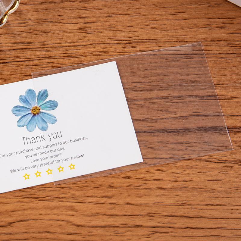 50 Sheets/pack Transprant Card Cover Holder For Board Game ID Cards Holders