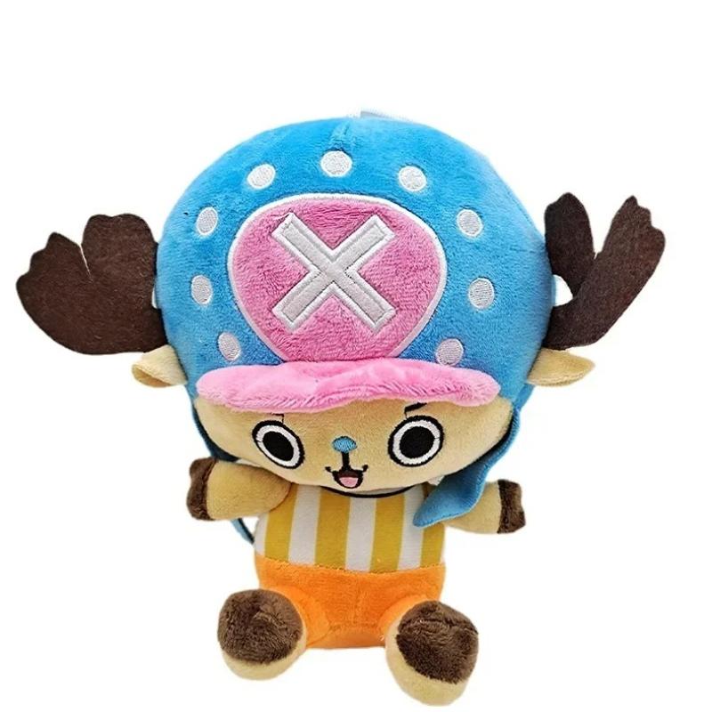 Горячая аниме-фигурка One Piece Зоро Луффи Чоппер Плюшевые игрушки Милый мультяшный плюшевый персонаж Набивные куклы Подвеска Детские рождественские подарки Мягкие пушистые обнимательные кавайные