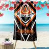 Custom Fc Shakhtar Donetsk Print Beach Towel, Large Soft Quick Dry Towel for Beach Camping Swimming