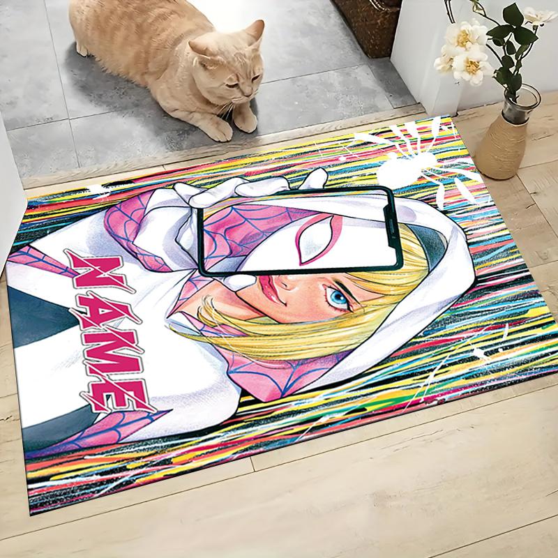 Custom Name "Powerful Dark Sorcerer" Carpet Rug Customizable Soft Washable Anti-Slip Home Living Room Sofa Mats Personalized Rug. 0909151