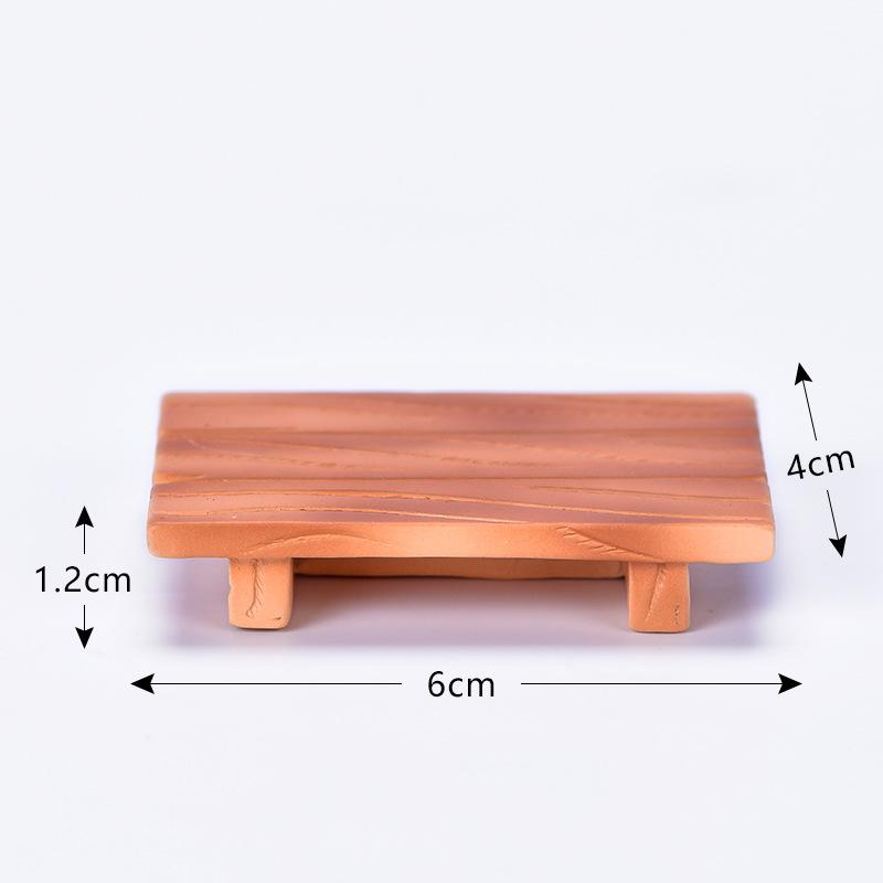 Праздник середины осени Микро-ландшафтные украшения Изделия из смолы Едящие лунный пряник кролики Милые животные Кролики-повара