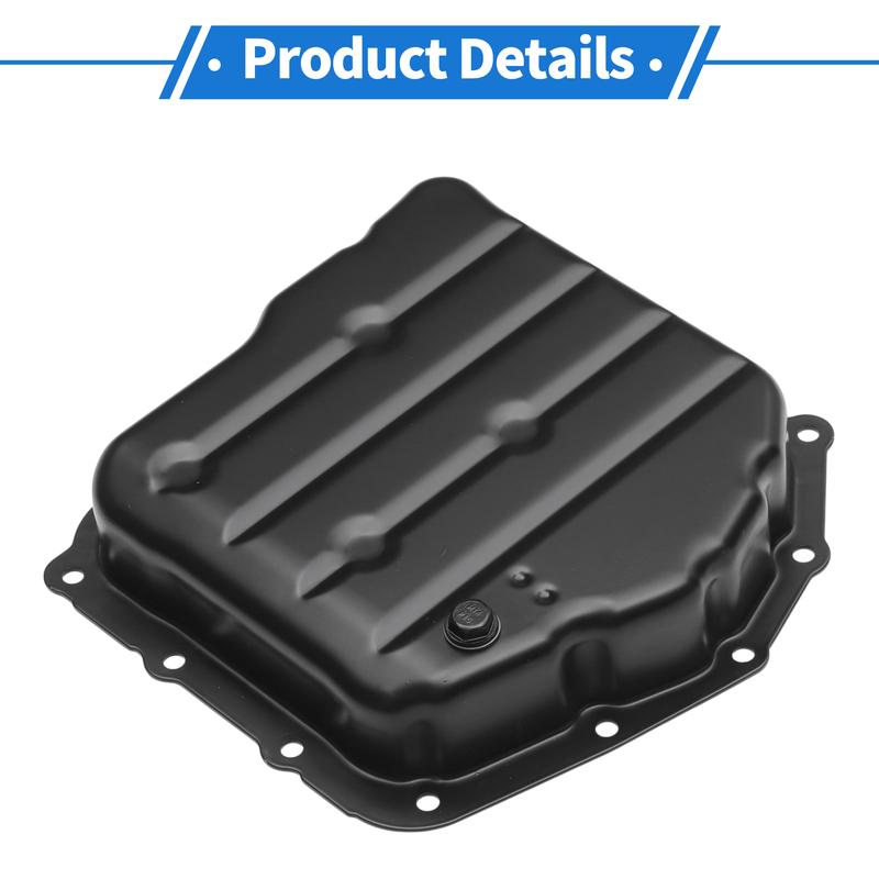 UXCELL 1 Pc No.4431997 Engine Oil Pan for Chrysler 200 2011-2014 Iron Black