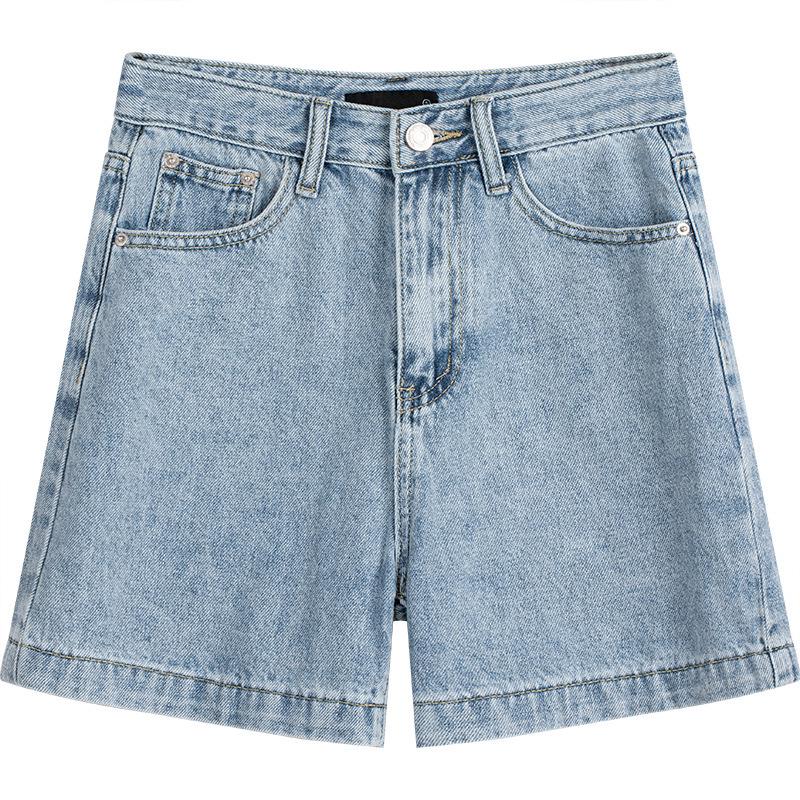 Women's High Waist A-line Denim Shorts - Summer 2022 Casual, Loose, Versatile, and Stylish