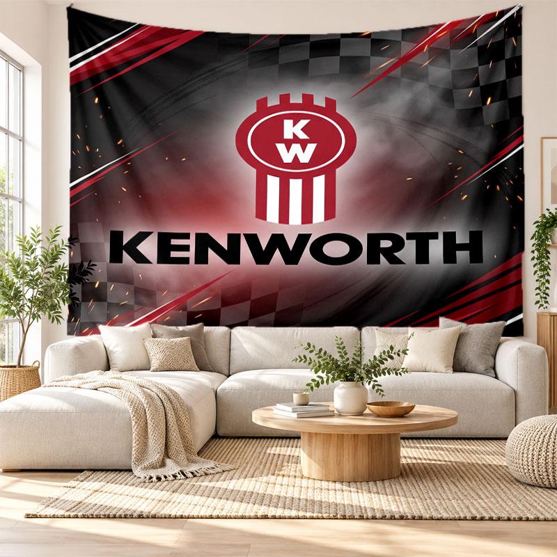 Kenworth Wall Tapestry, Soft Fabric Wall Hanging, Decorative Backdrop For Bedroom Home Wall Art