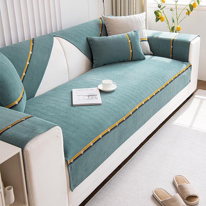 Универсальные чехлы для диванов Four Seasons, синель, чехол для дивана для гостиной, Нескользящая подушка, ковры, спинка дивана, подлокотник, полотенце