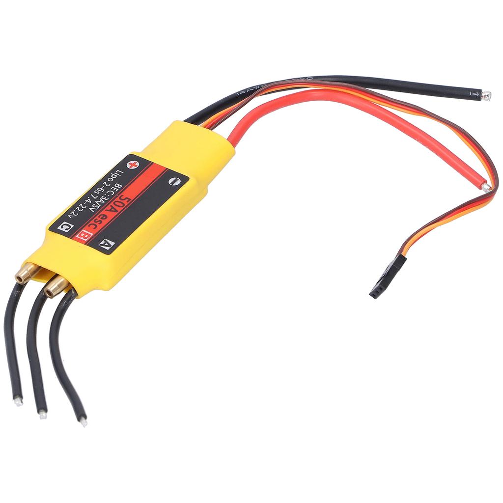 50A 2?Way Brushless ESC Electronic Speed Controller Accessory for RC Boat Model