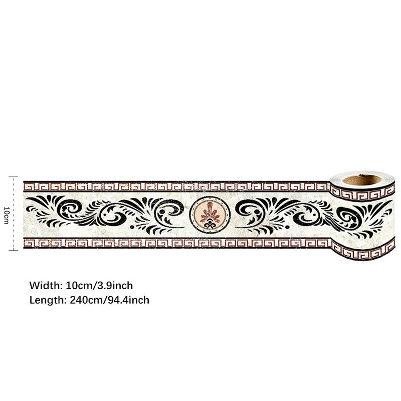 10x240 см ПВХ водонепроницаемая поясная линия самоклеящаяся декоративная полоса на талии