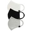 Serao Cotton Mask (3-Pack) Basic Color 1: White, Black, Light Gray SRO-BC1