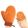 2Pcs/Set Body Lotion Gloves Self-Drying Design Non-Stick Quick-Drying Reusable Flocking Material Apply