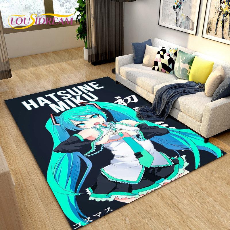 Японская музыка, аниме, мультфильм, 3D коврик, ковер для гостиной, спальни, диван, коврик для украшения, детские игры, нескользящий напольный коврик