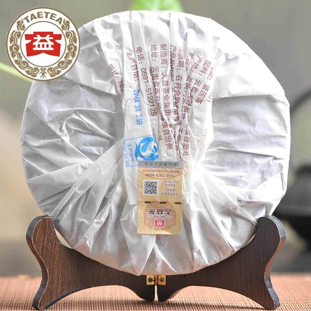 2016 г. TAETEA 7752 Ripe Puer Tea Cake Batch 1601 Чай Шу Пуэр 357г/12.59унц.
