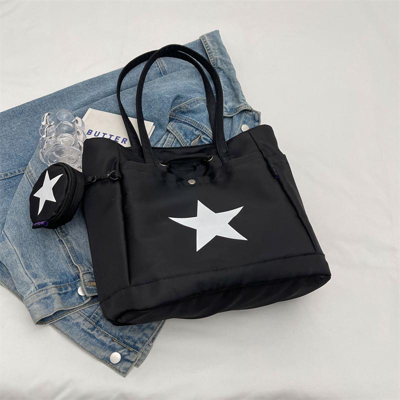 Звездная большая сумка, женская сумка, студенческая сумка на плечо, большая вместительная сумка для сообщений
