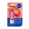 NIVEA Strawberry Shine 4.8g Lip Balm|24 H Melt In Moisture Formula|Natural Oils|Glossy Finish,4.8 G (Pack of 1)
