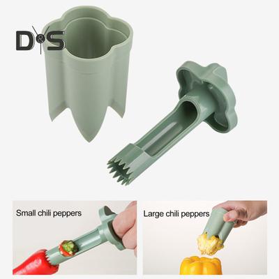Удобная ручка для удаления сердцевины перца Эргономичный удобный инструмент для удаления сердцевины перца халапеньо