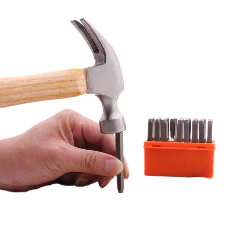 12 шт. Металлических штампов с цветочной тематикой, 3 мм 6 мм (1/8” 1/4”) Инструмент для штамповки металла для штамповки металла, кожи, дерева, для DIY-поделок