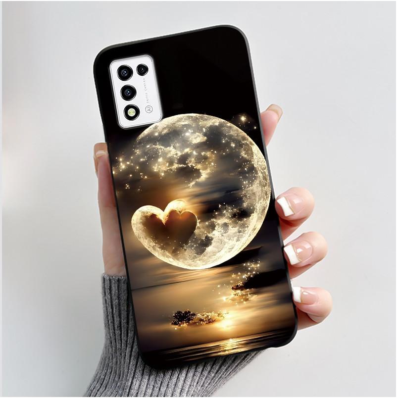 For ZTE Libero 5G III,  A202ZT Soft Silicone Black Case For ZTE Libero 5G II, A103ZT Popular Pattern Panda Shockproof Shell