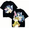 Urusei Yatsura Люм Захватчик Аниме Любитель Футболка Харадзюку Хлопок Новая Модель Уличная Мода Ретро Оверсайз Унисекс горячий товар