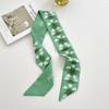 Long Silk Scarf, High-end New Versatile Hair Tie Streamer, Atmosphere Ribbon, Spring and Summer Decorative Scarf, Tied Bag Streamer