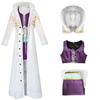 Косплей костюм Робин из One Piece куртка с меховым воротником косплей костюм Николь Робин Хэллоуин