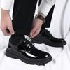 Мужские кожаные туфли на толстой подошве Классический и универсальный дизайн Повседневные Деловые Офисные Формальные Взрослые Качественная обувь