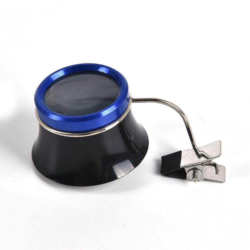 Magnifying Lens Clip-On Eye Loupe Eyeglass Magnifier Watchmakers Repair Tool Eyeglass Magnifier