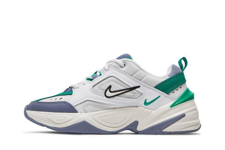 Nike M2K Tekno Платиновый оттенок Парусный цвет Ярко-зеленый