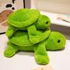 Collection Rainbow Turtle Plush Doll Fluffy Sea Turtle Animal Doll  Car Decor