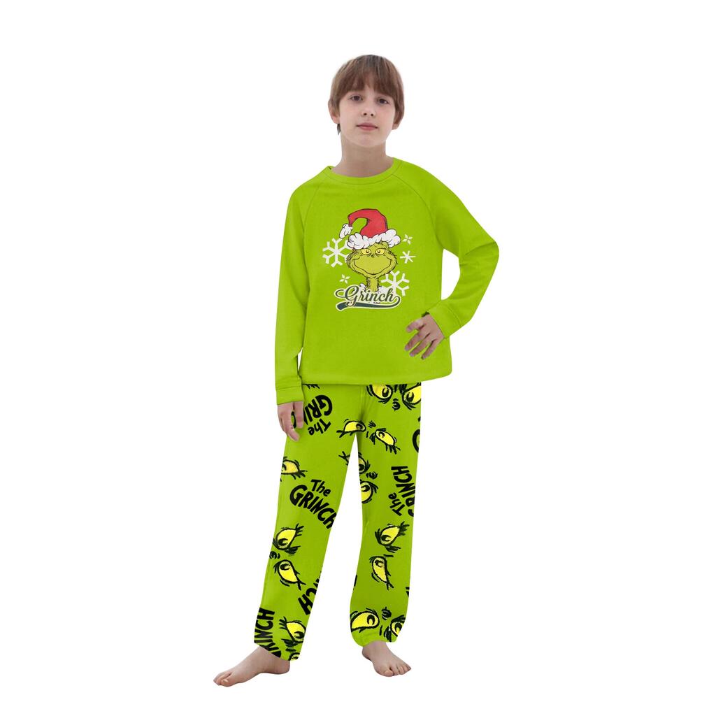 Комплект из топа и брюк с рождественскими принтами для всей семьи Одинаковые комплекты для всей семьи