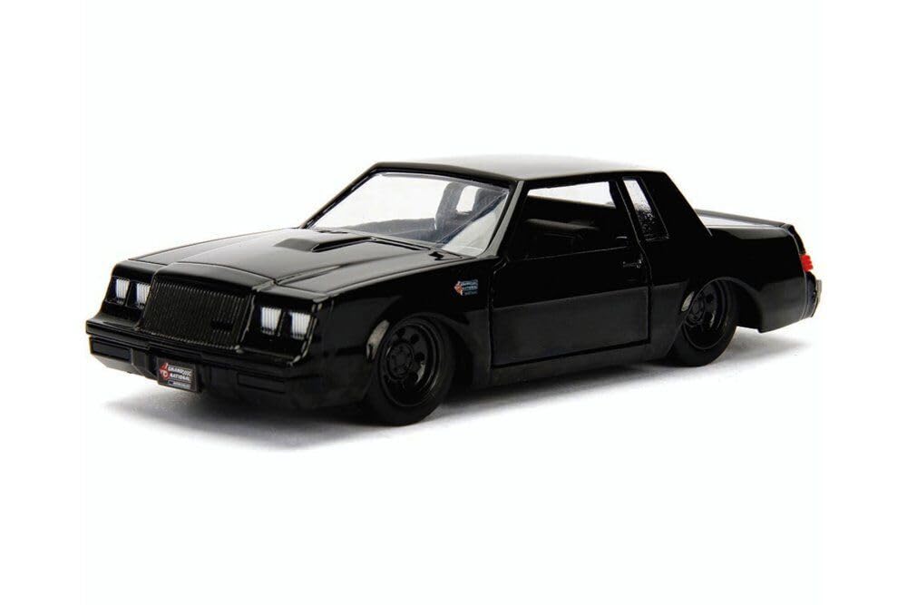 JADA TOYS 1/32 Scale Fast & Furious Dom's Buick Grand National 1987 Black F&F Dom's Buick Grand National Diecast Model Car [Parallel Import]