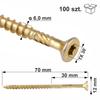 WKCS-60070 construction screws (100)